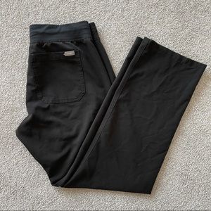 Figs medium black Livingston scrub pants